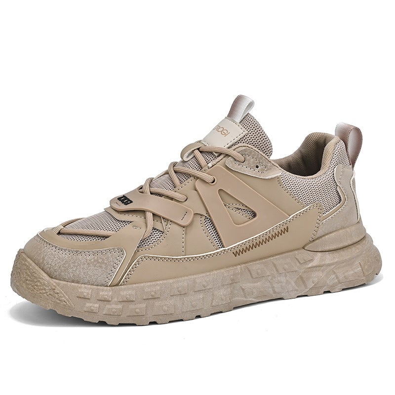 Men's Trendy Solid Color Thick-soled Heightening Shoes