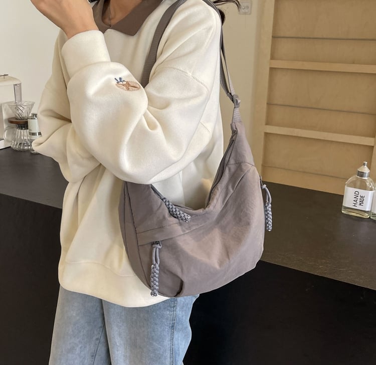 🎉Limited Offer Just ￡9.99😍Women's Fashion Plain Colour Crossbody Hobo Bag👜