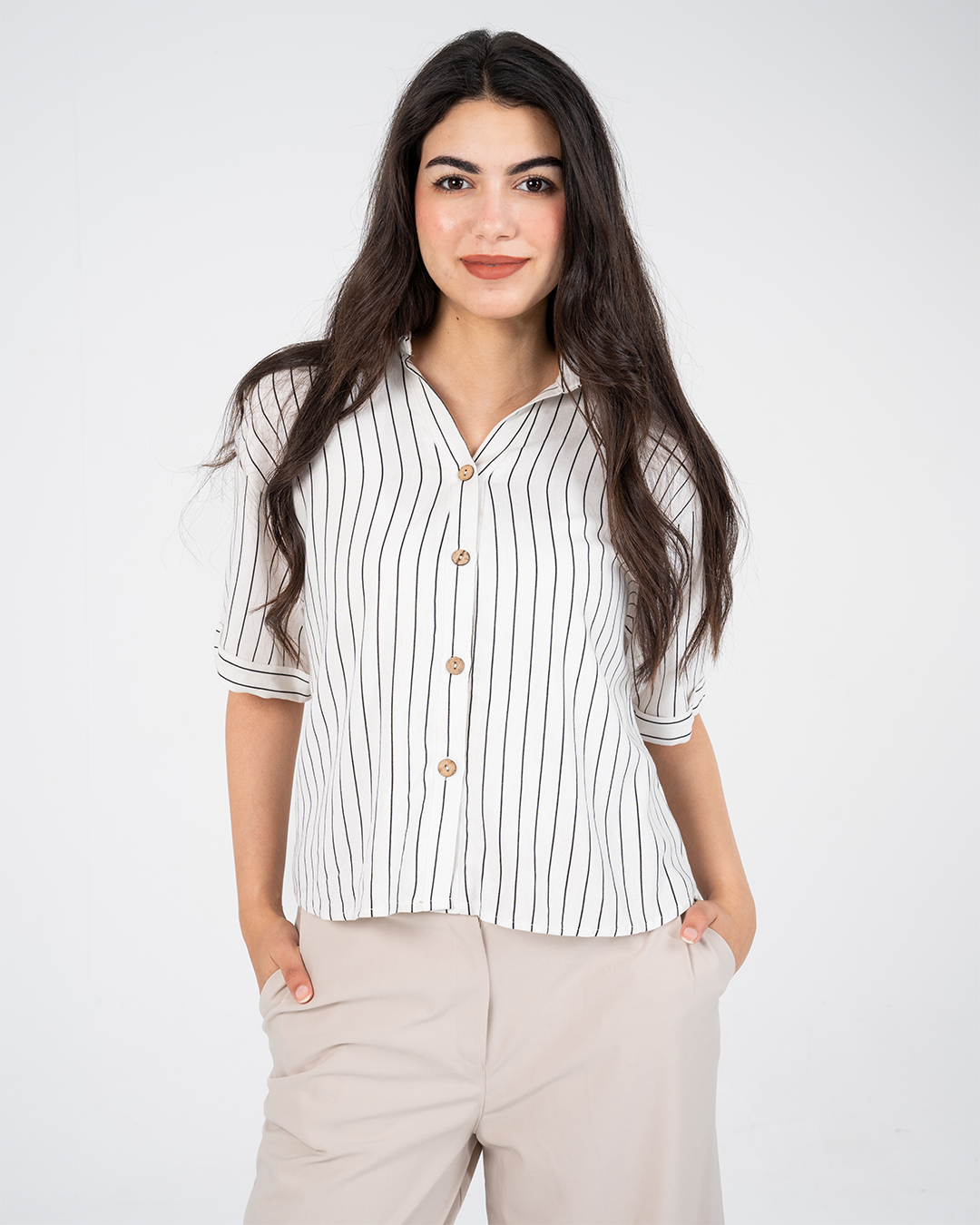 Striped Women Blouse 1241