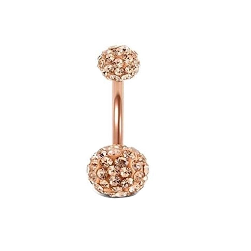 Minimalist Geometric Stainless Steel Plating Belly Ring 1 Piece