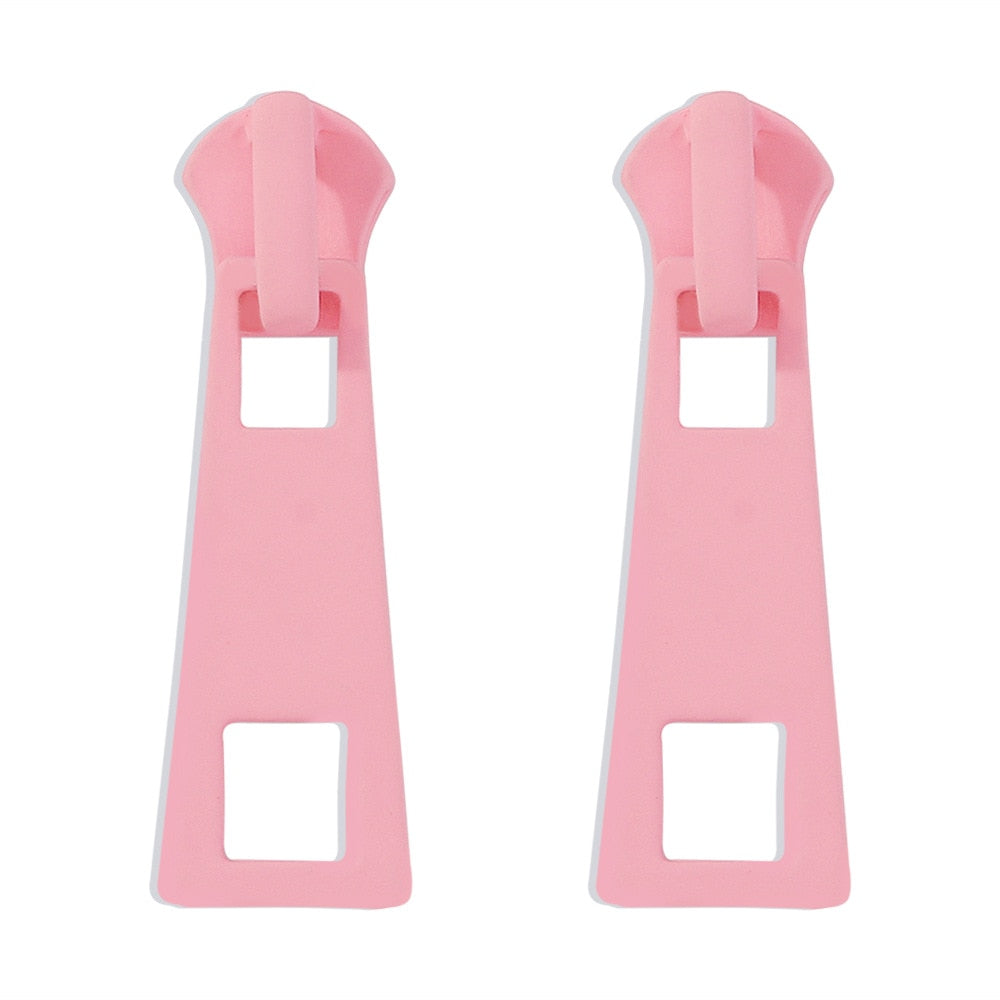 Zipper Stud Earring
