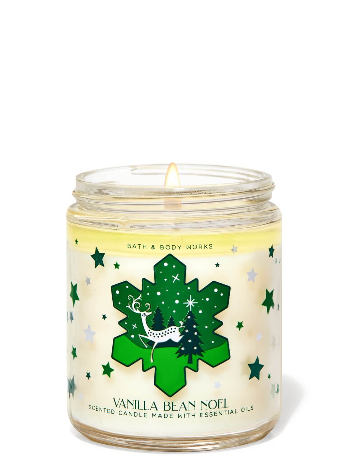 Bath & Body Works Vanilla Bean Noel Single Wick Candle