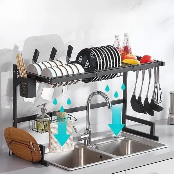 🔥49% OFF🔥 New Adjustable Dish Drainer on the sink💝