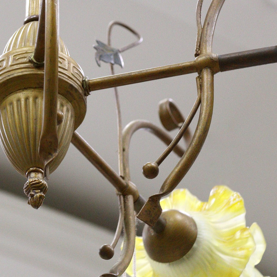 Yellow Petals Chandelier