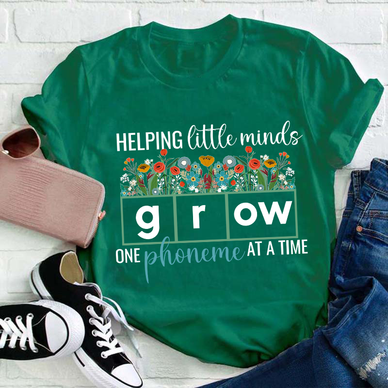 Help Little Minds Grow Teacher T-Shirt