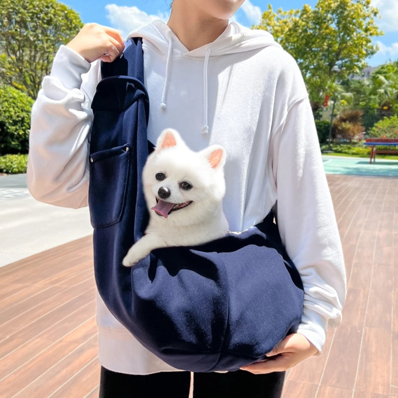 Minimalist Polyester Solid Color Pets Backpack
