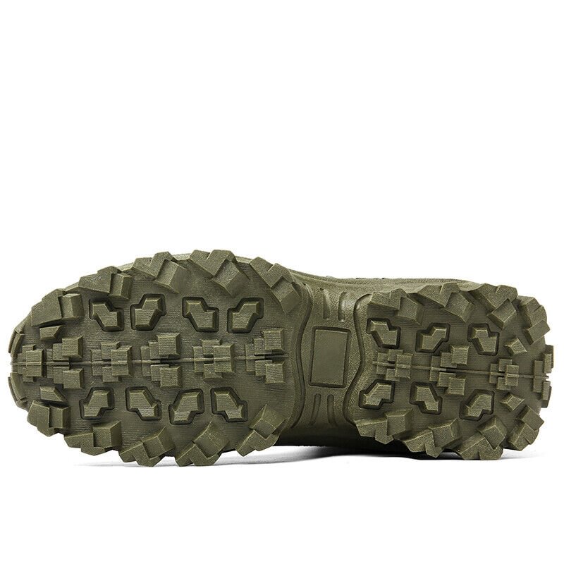 Kerstverkoop - 49% UIT - Waterdichte Outdoor Antipunctie Werk Legerlaarzen voor Mannen (Upgrade Duurzaamheid)