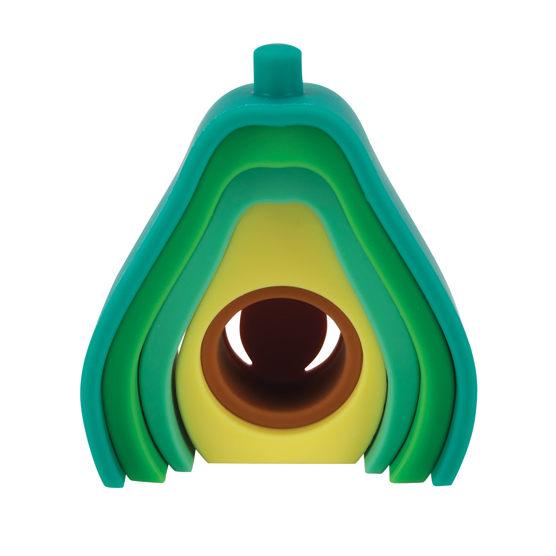 Silicone Stacking Avocado Toy