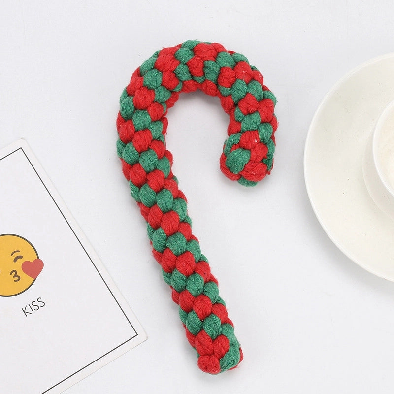 Cute Woven Animal Cotton Rope Molar Cat And Dog Toys
