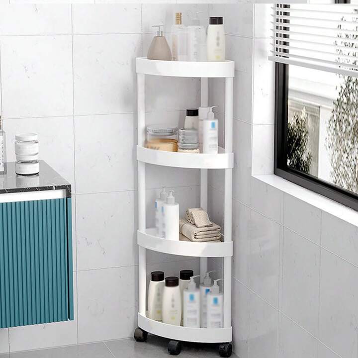 4 Tier Kitchen Corner Rack .Plastic Corner Rack