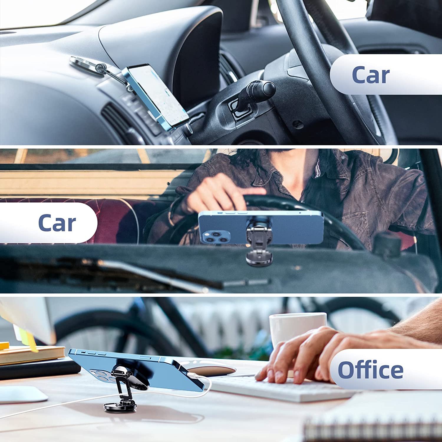 (🎅Flash Sale-49% Off ) 2022 NEW Foldable Magnetic Car Phone Mount (🔥🔥Buy More Save More)