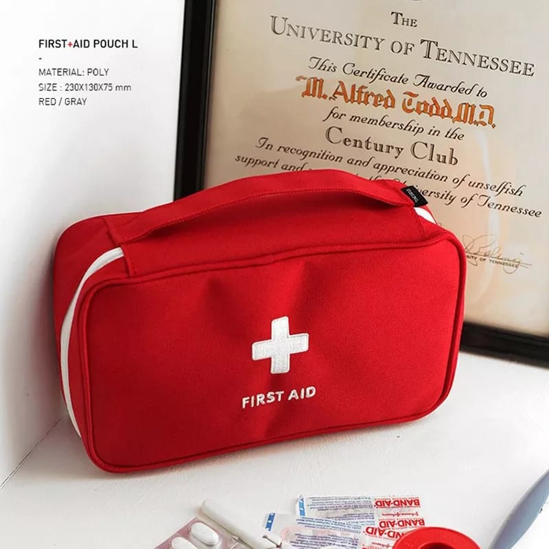 MINI TRAVEL MEDICINE FIRST AID POUCH