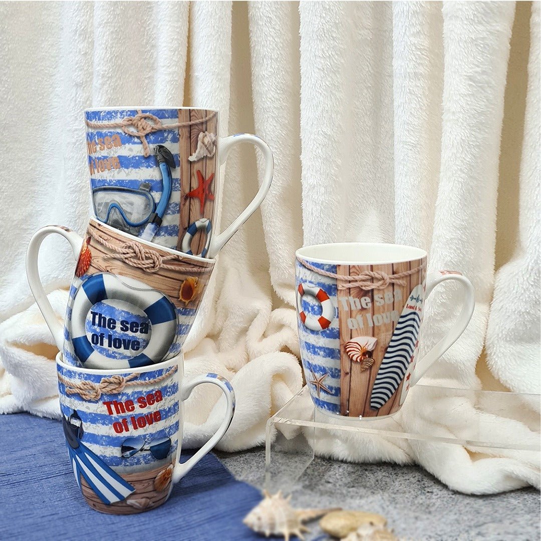 The Sea of Love Porcelain Mugs