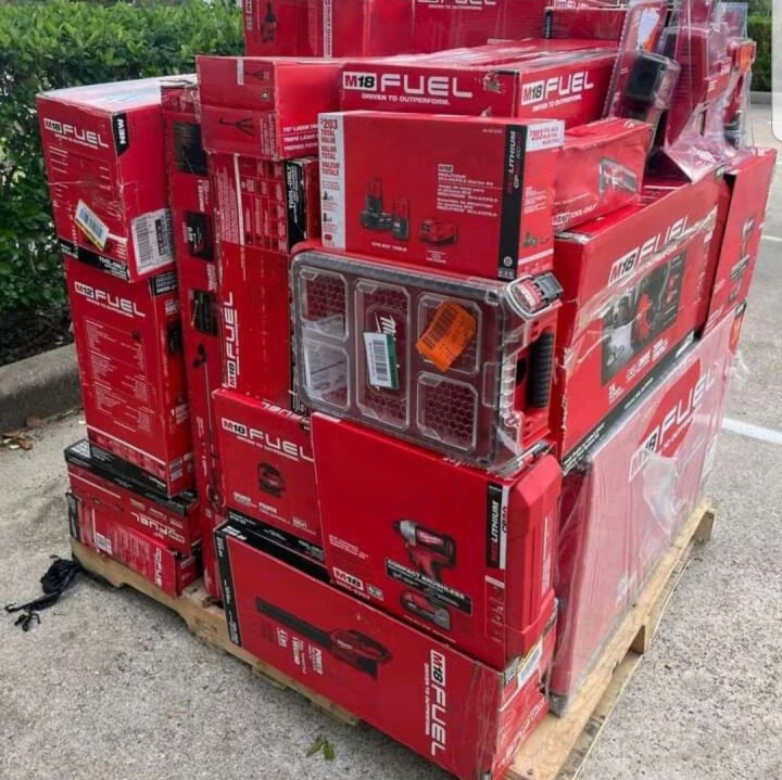 🎁2025  Amazon Customer Returns Tool Pallets Online⭐Buy 7 FOOT TALL “MONSTER” PALLETS Online