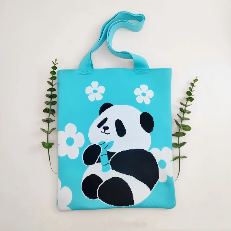 Women's Medium Polyester Animal Cute Square Open Shoulder Bag
