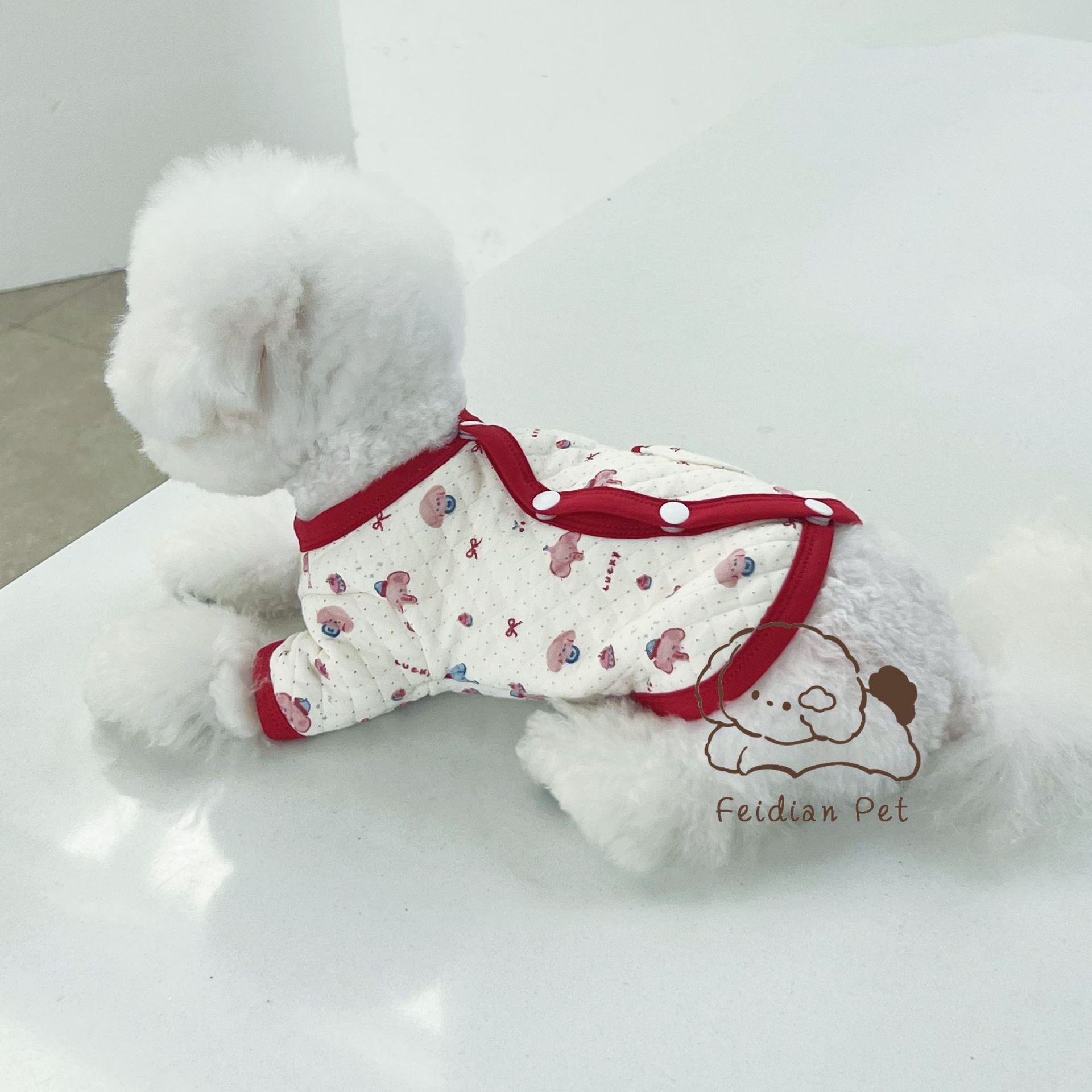 Rabbit Puppy Printed Soft Dog Cat Jacket/Jumpsuits