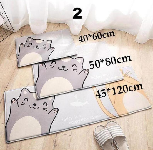 Printed Cat Mat - Antiskid Mat