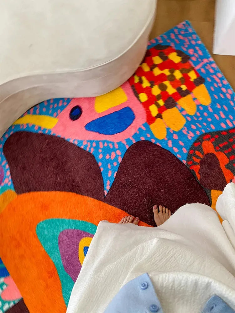 Rainbow Ears Kids Room Carpet