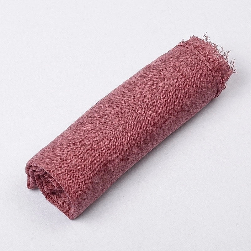 Women's Minimalist Solid Color Satin Printing Shawls