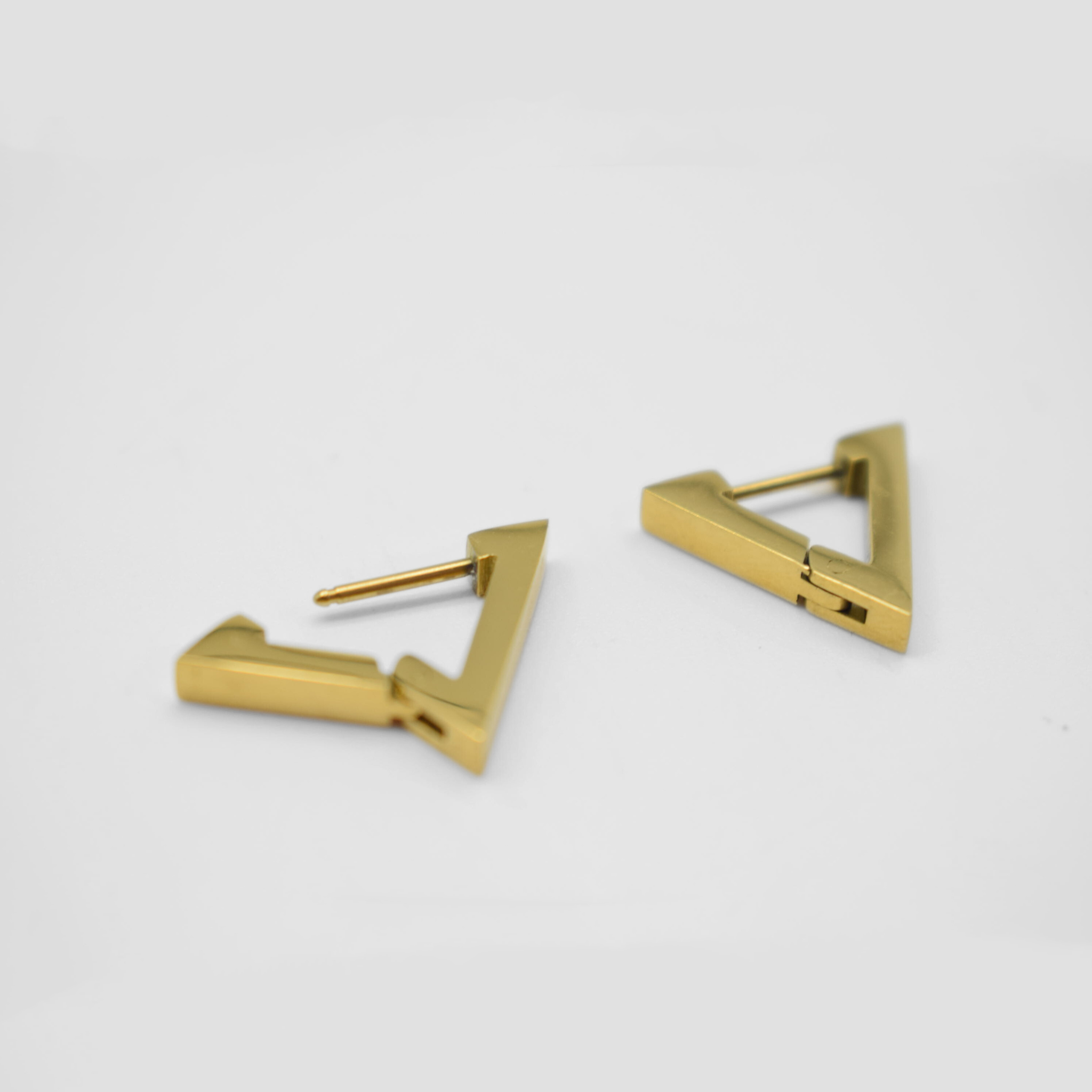 Triangle hoops - Silver