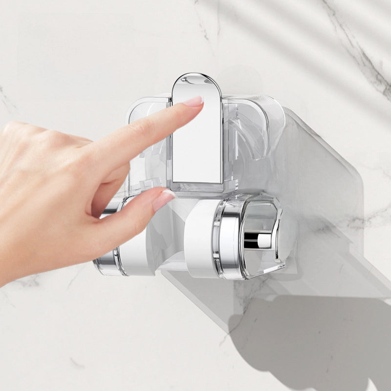 Suction Cup Shower Bracket Removable Bathroom Bathroom Shower Head Holder Adjustable Moisture-proof Shower Rack
