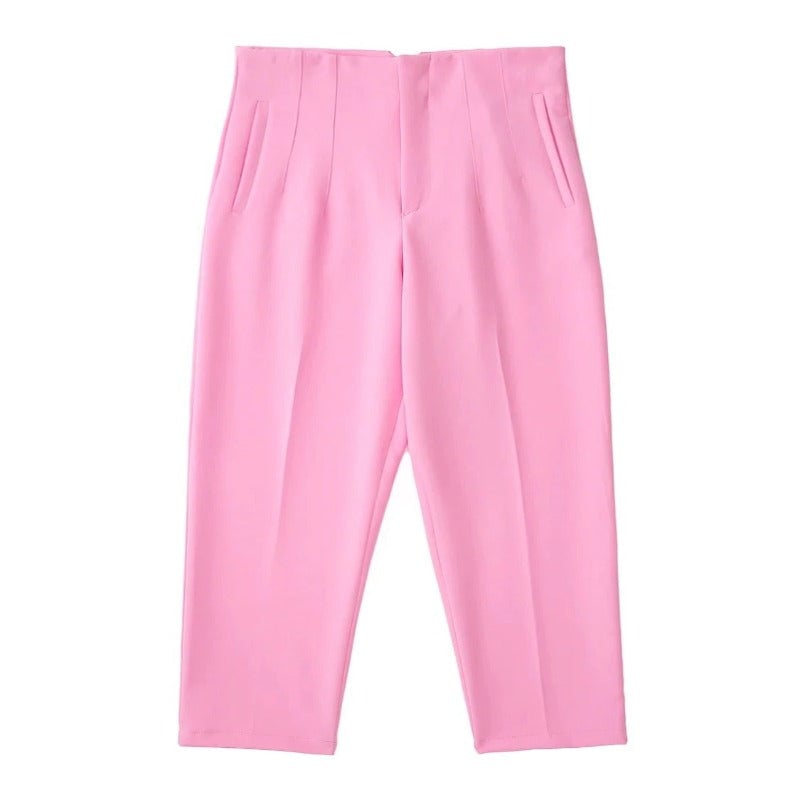 Fashion Office Wear Straight Pants