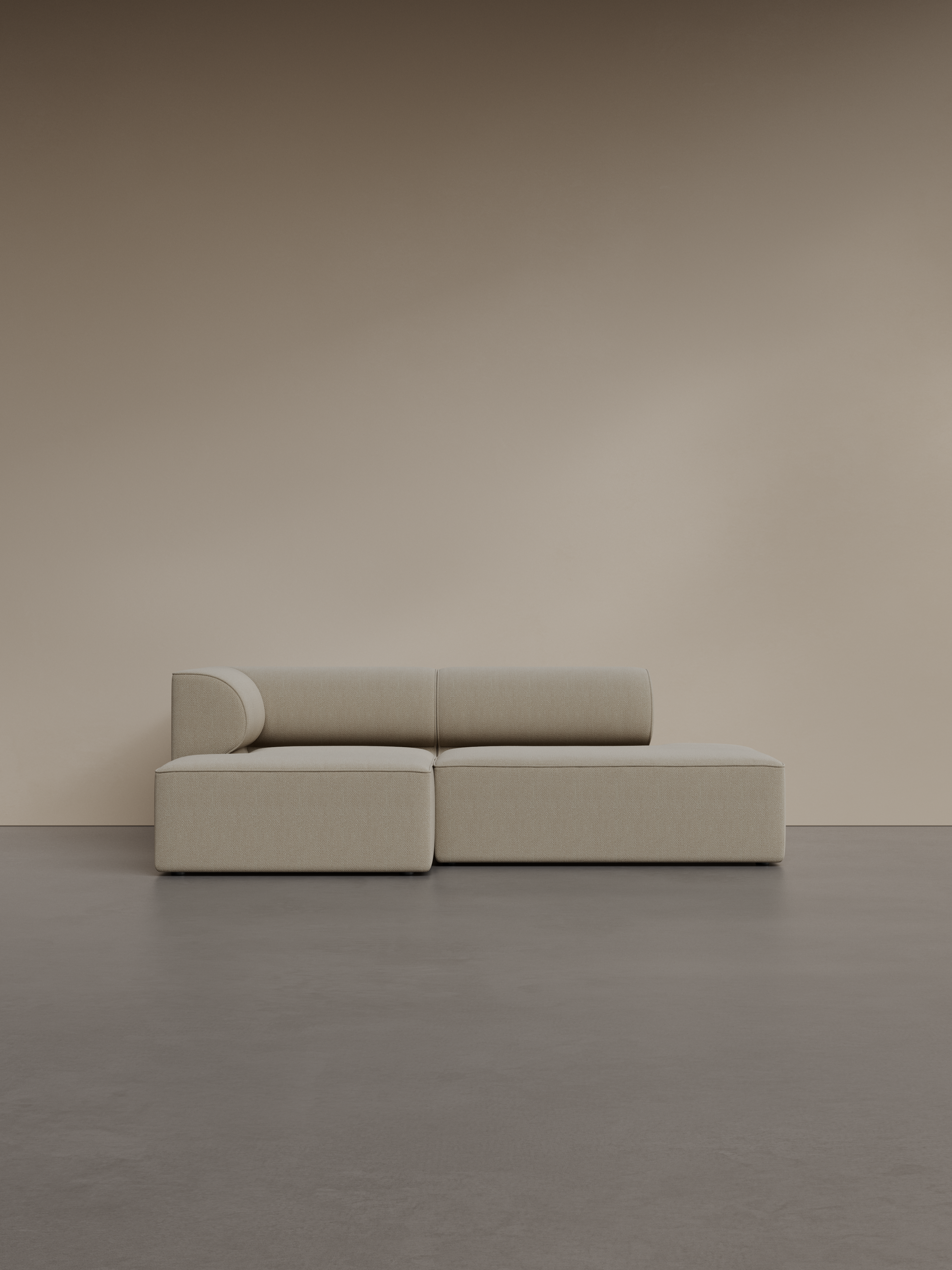 Eave Modular Sofa. 2-seater. Configurations 7-8