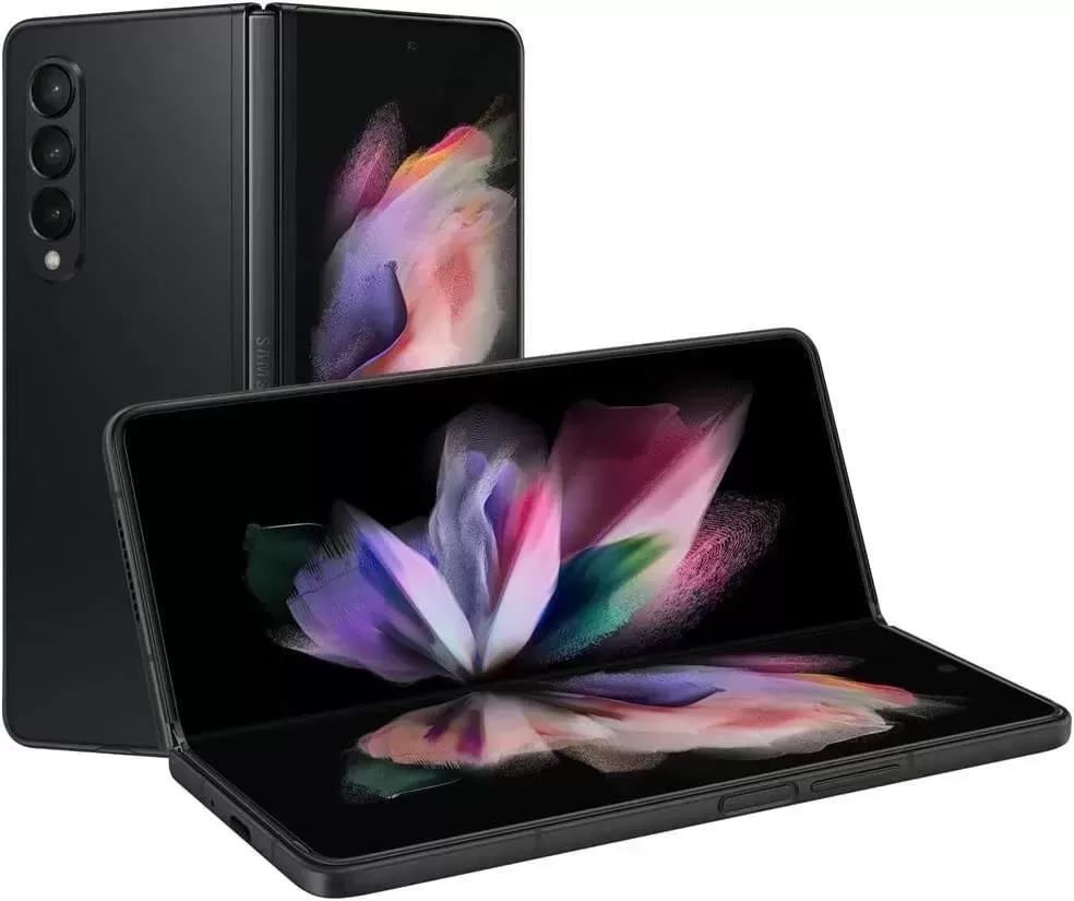 Galaxy Z Fold 3 5G Factory Unlocked Android Cell Phone US Version Smartphone Tablet 2-in-1 Foldable Dual Screen Under Display Camera 256GB Storage, Phantom Black (Renewed)