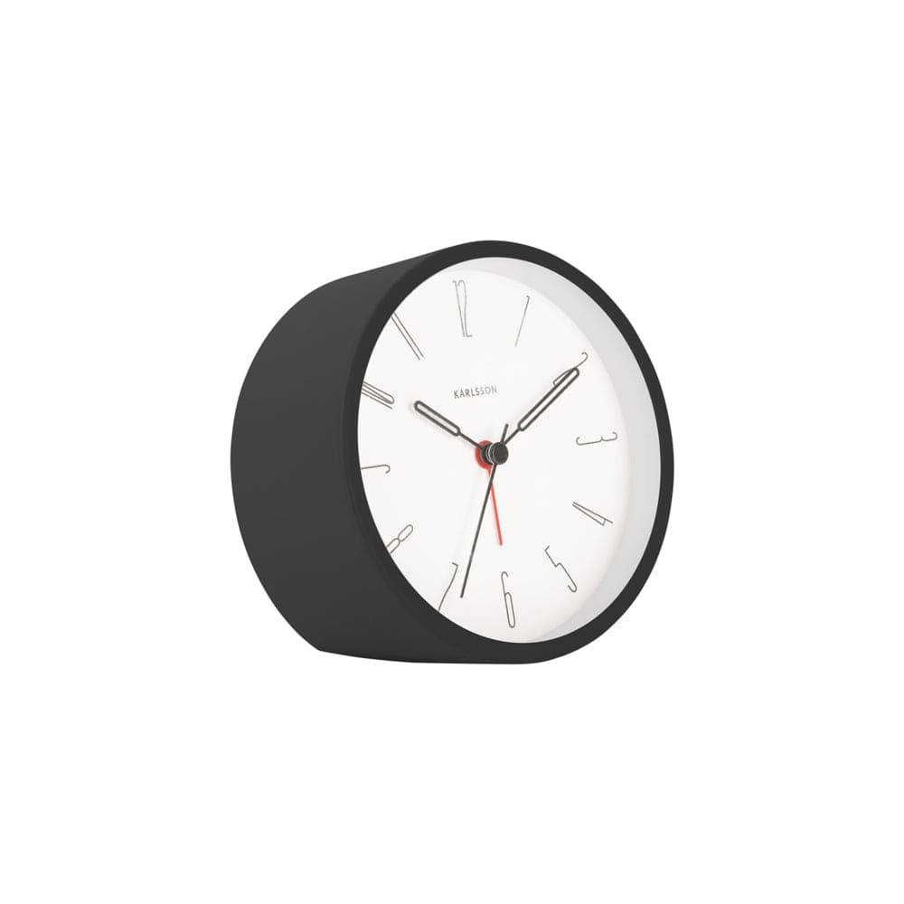 Belle Numbers Alarm Clock - Black