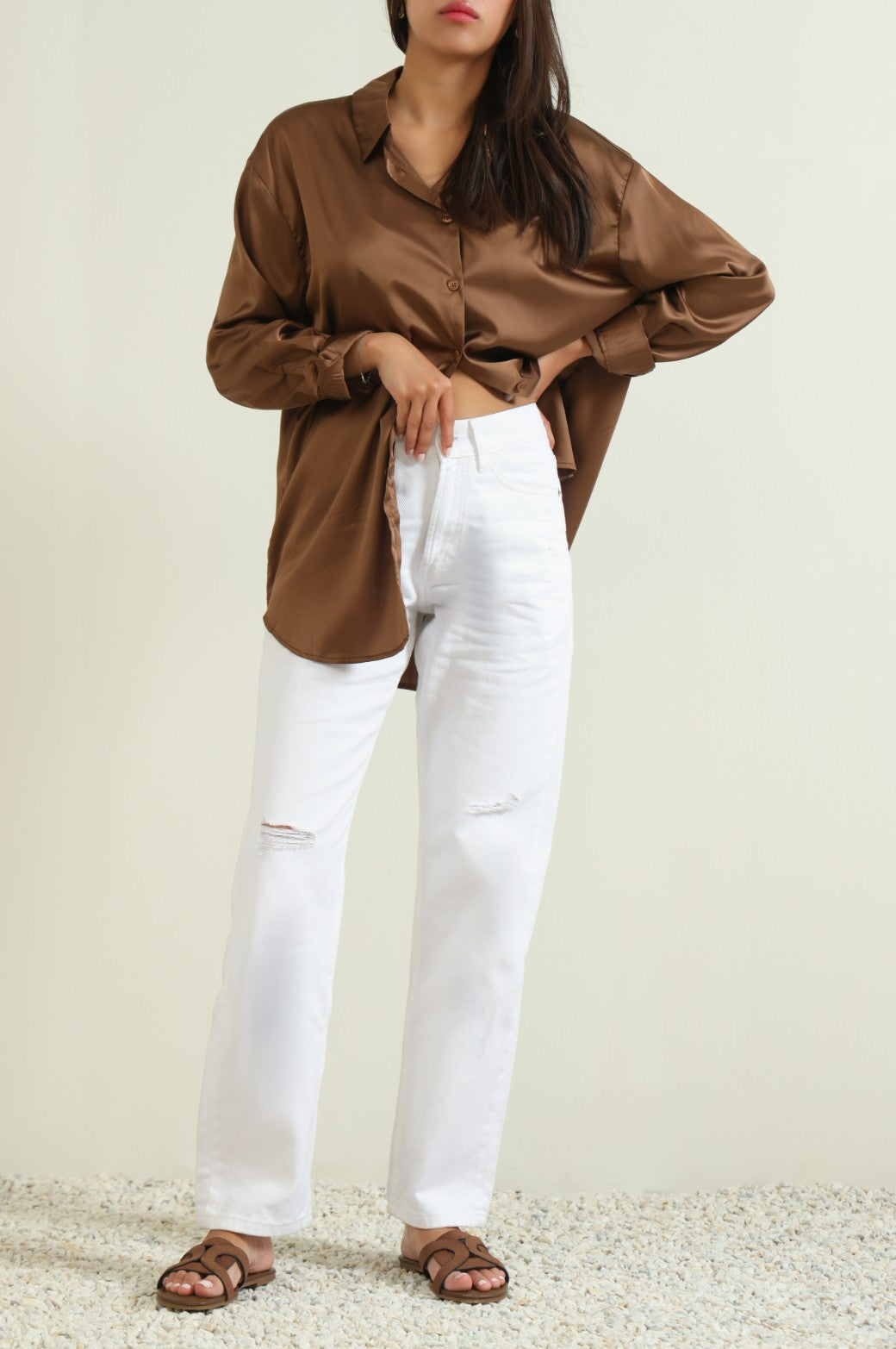 BASIC SILK SHIRT