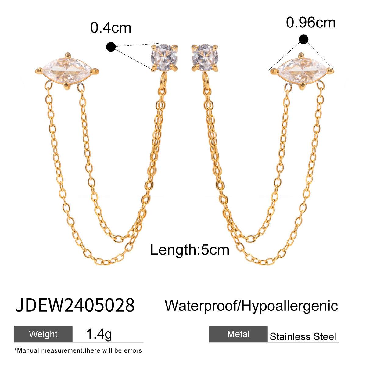 Jie Ding Square Black Oil Drop Titanium Steel Necklace Female Stainless Steel Jewelry Necklace