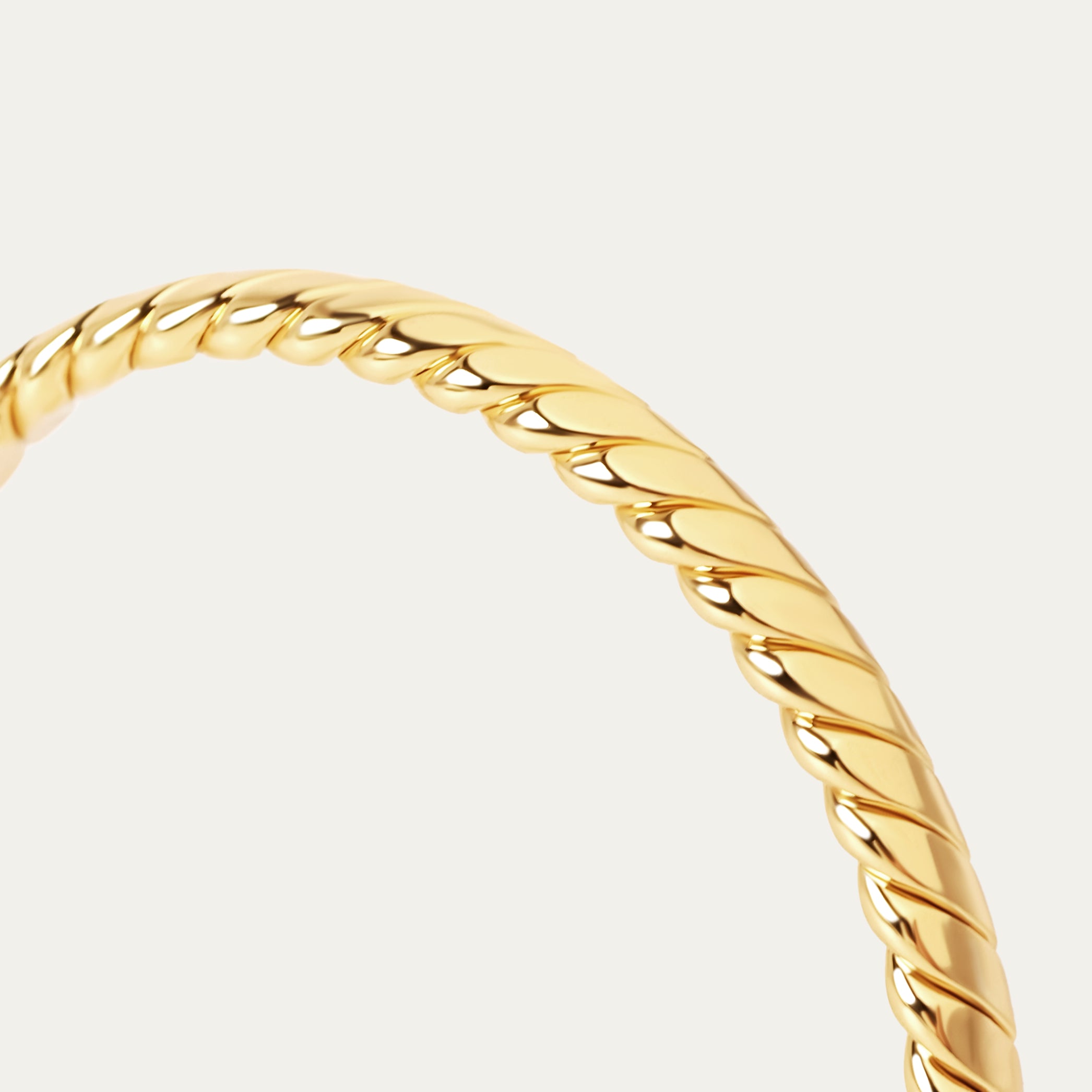 Tiwi Bangle (18K Gold Brass)