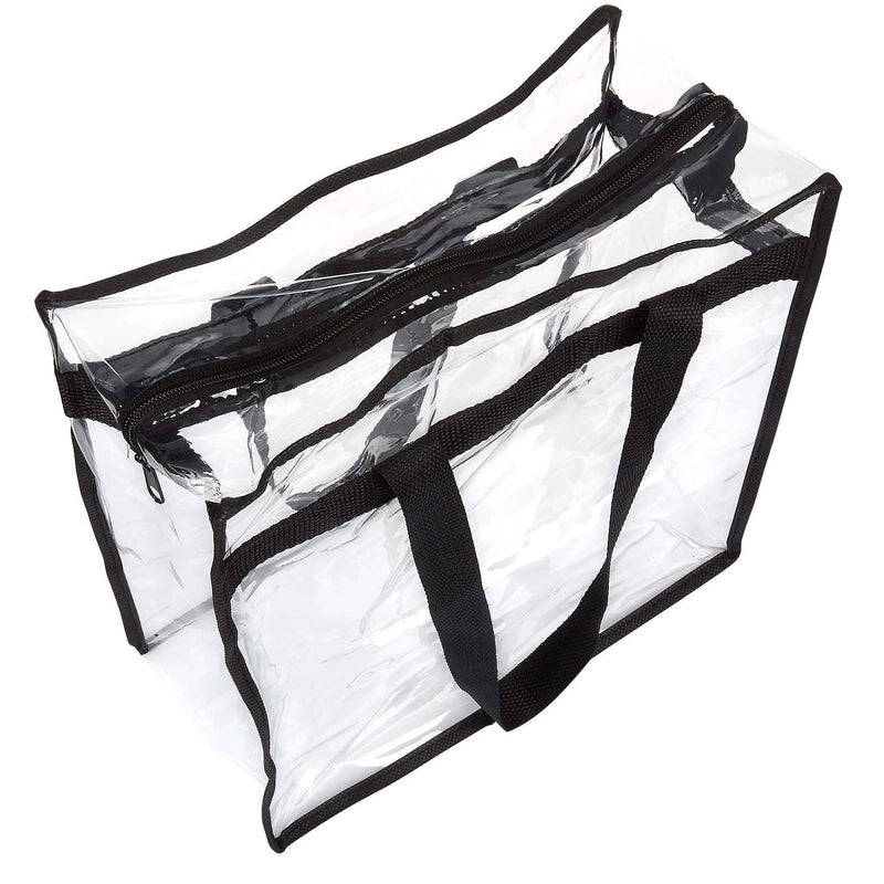 Unisex Basic Solid Color Pvc Shopping Bags