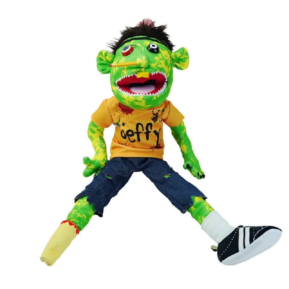 30/60cm Jeffy Hand Puppet Plush Children Soft Doll Talk Show Party Props Christmas Doll Plush Toys Puppet Kids Gift