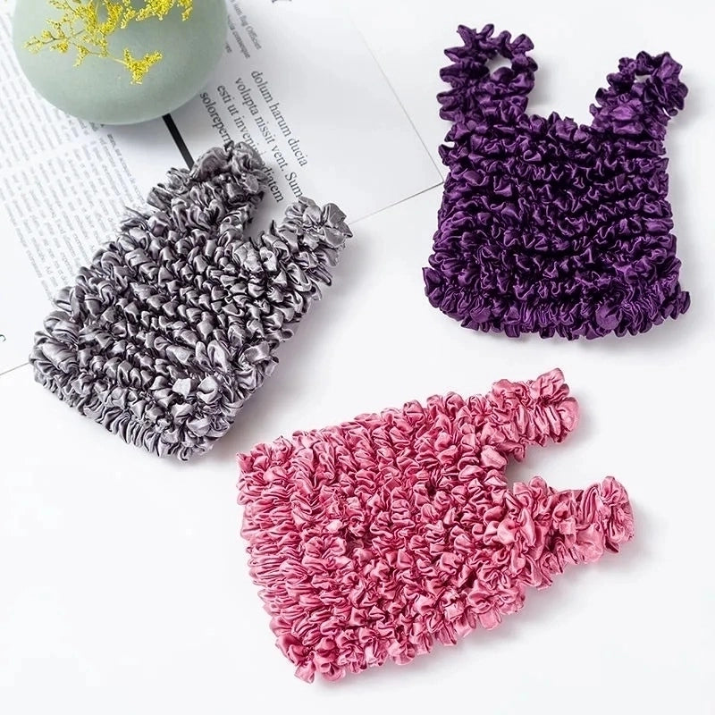 Casual Solid Color Chiffon Shopping Bags