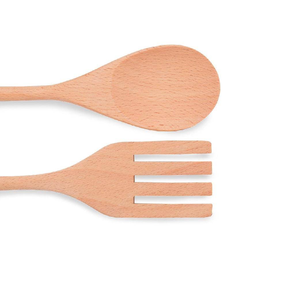 Tsuno Beechwood Salad Spoon & Fork Set