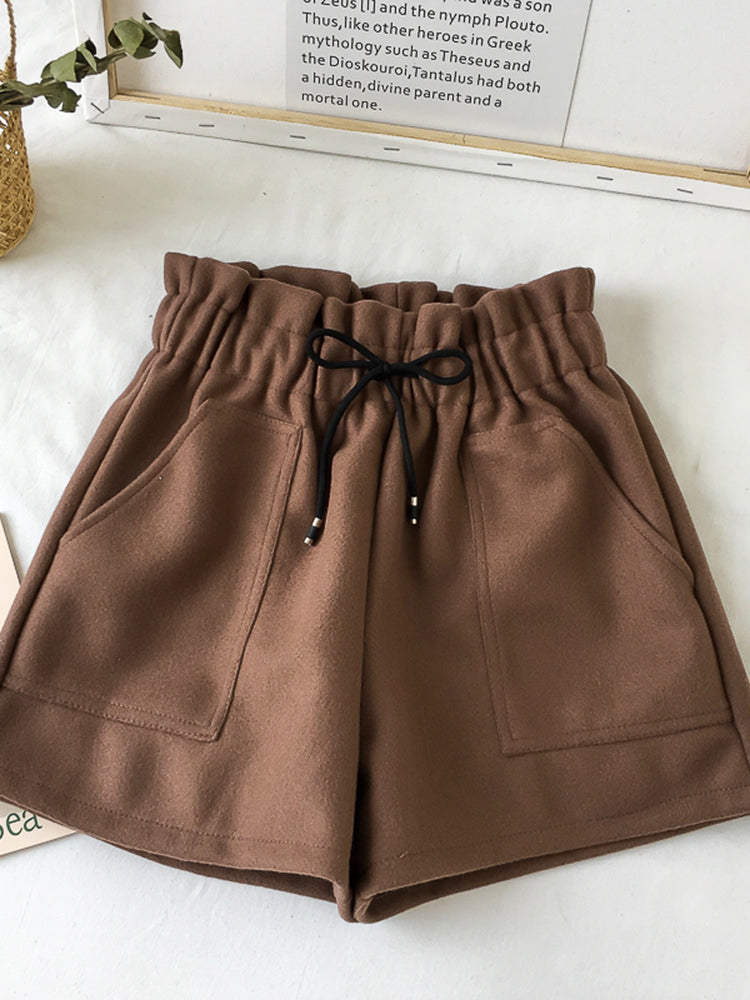 Winter woolen shorts KF74405