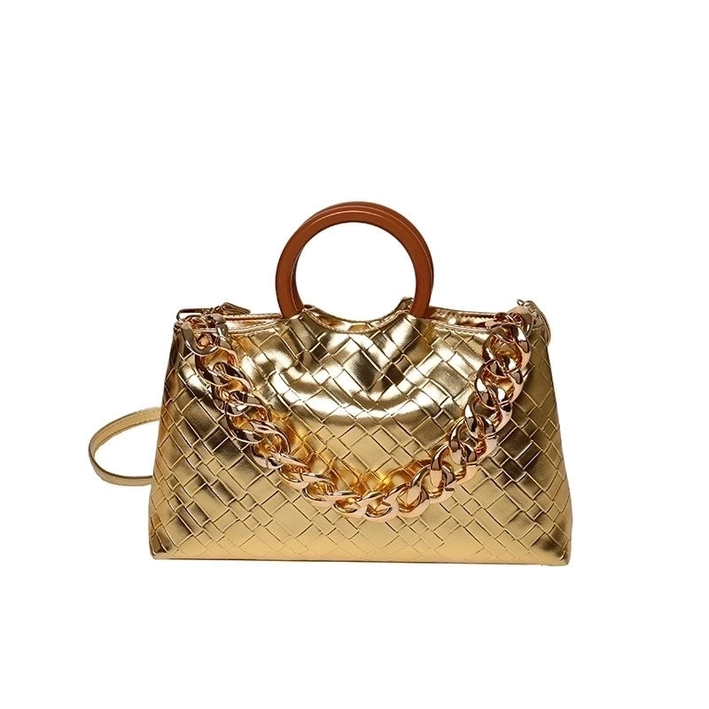 Women's Large All Seasons Pu Leather Vintage Style Tote Bag