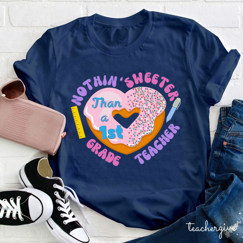 Personalized Nothing Sweeter Than A Teacher T-Shirt