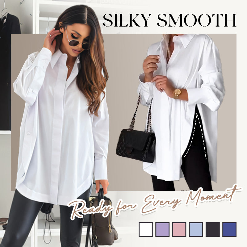 🎁2025 New Products Hot Sale✨Women's Comfortable Long Shirt