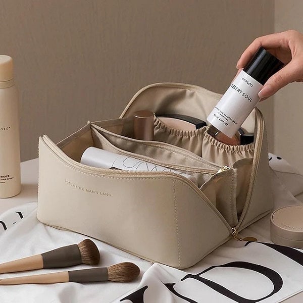 PU Portable Travel Cosmetic Storage Bag