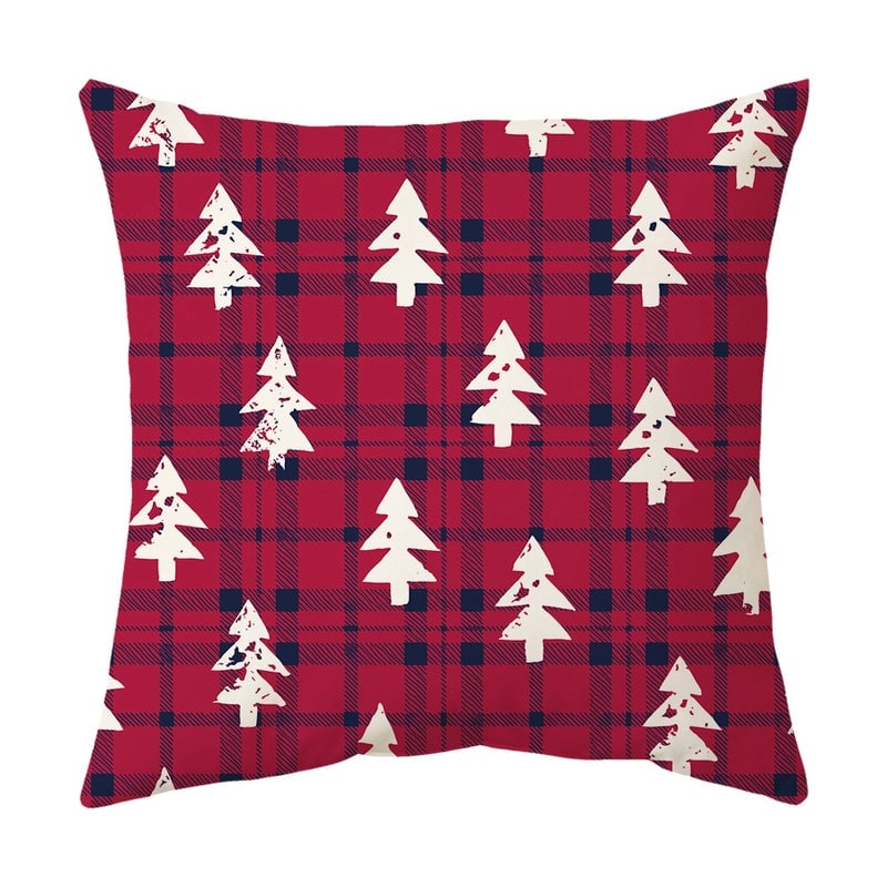 Classical Letter Short Plush Throw Pillow