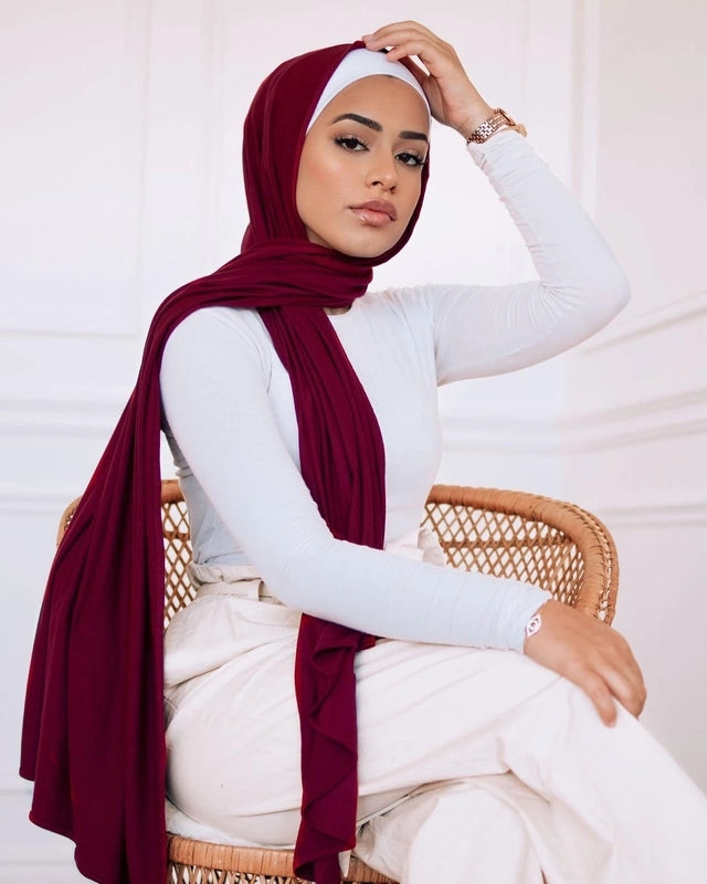 Unisex Minimalist Solid Color Polyester Kerchief