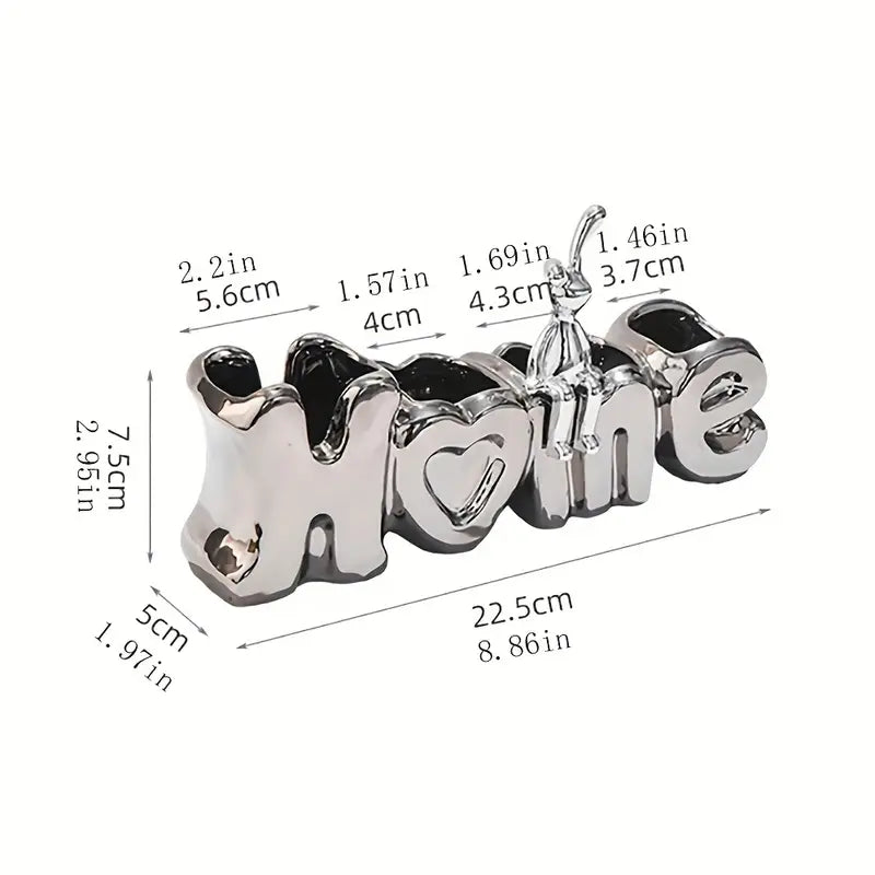Ceramic Toothbrush Holder (HOME DESIGN)