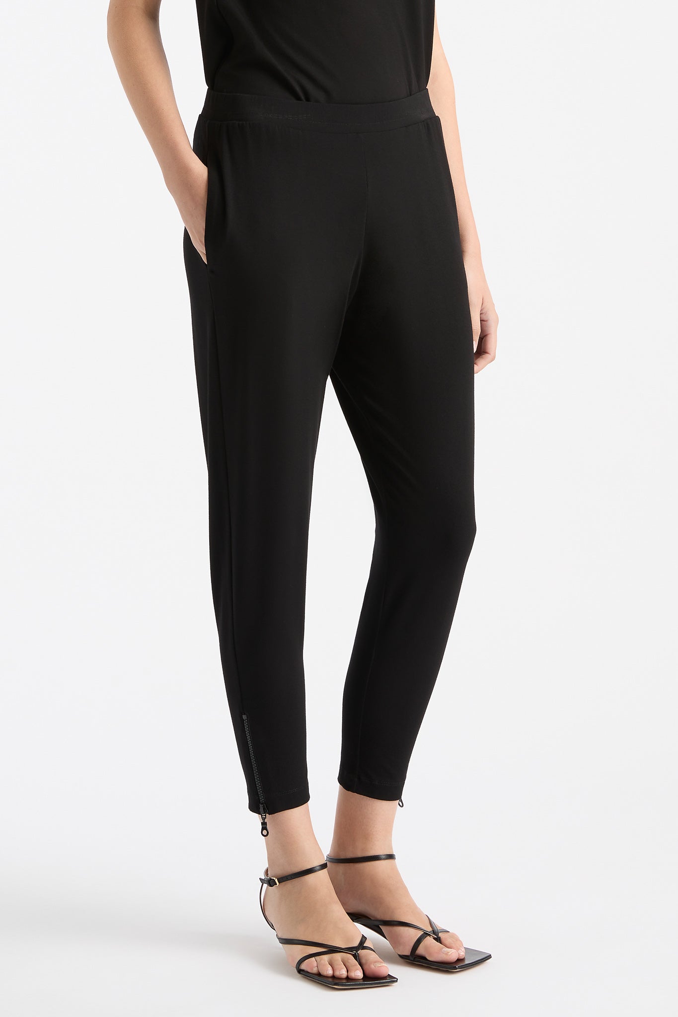 Mela Purdie Zip Stiletto Pant Matte Jersey