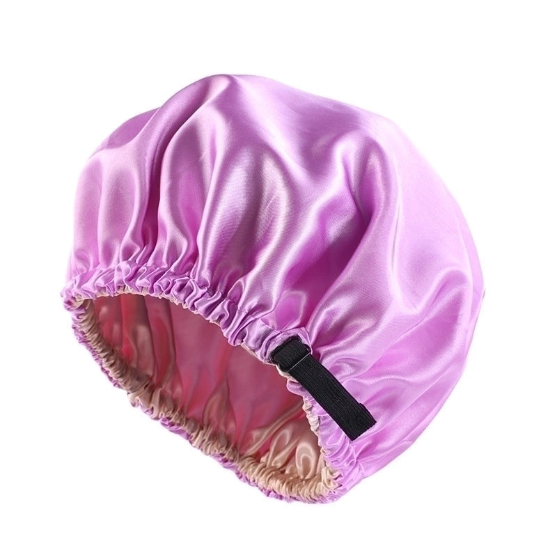 5 Pieces Women's Elegant Basic Minimalist Solid Color Eaveless Nightcap