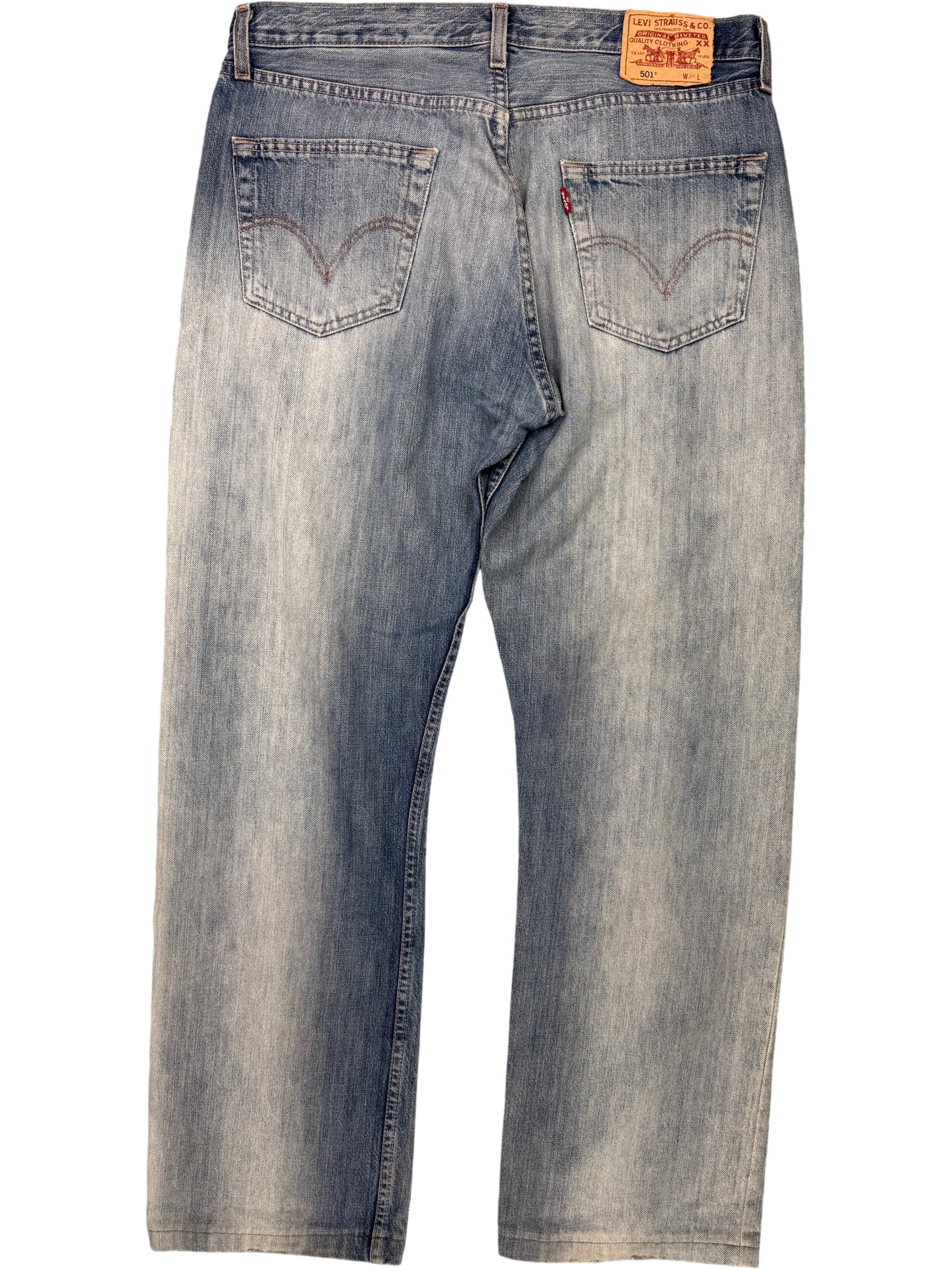 Levi's 501 Light Wash Denim Jeans