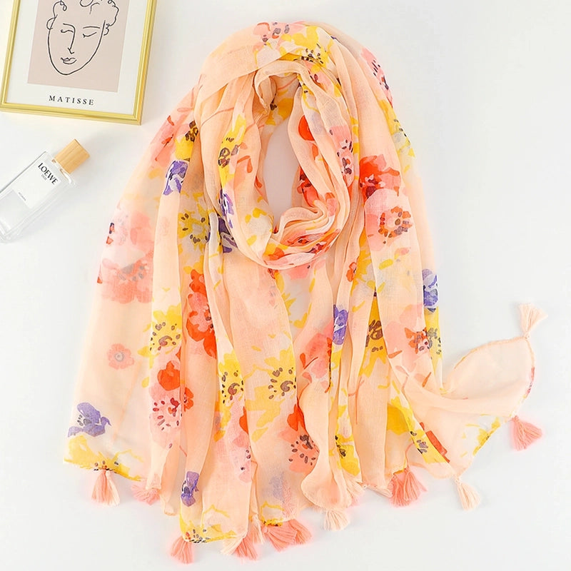Unisex Vacation Sweet Geometric Polyester Scarf
