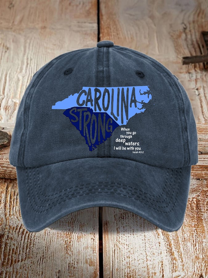 Men's and Women's Hurricane Helen Disaster Relief Washed and Distressed Hats
