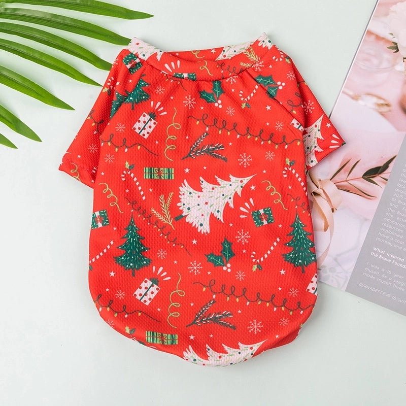 Casual Polyester Christmas Animal Snowman Pet Accessories 1 Piece